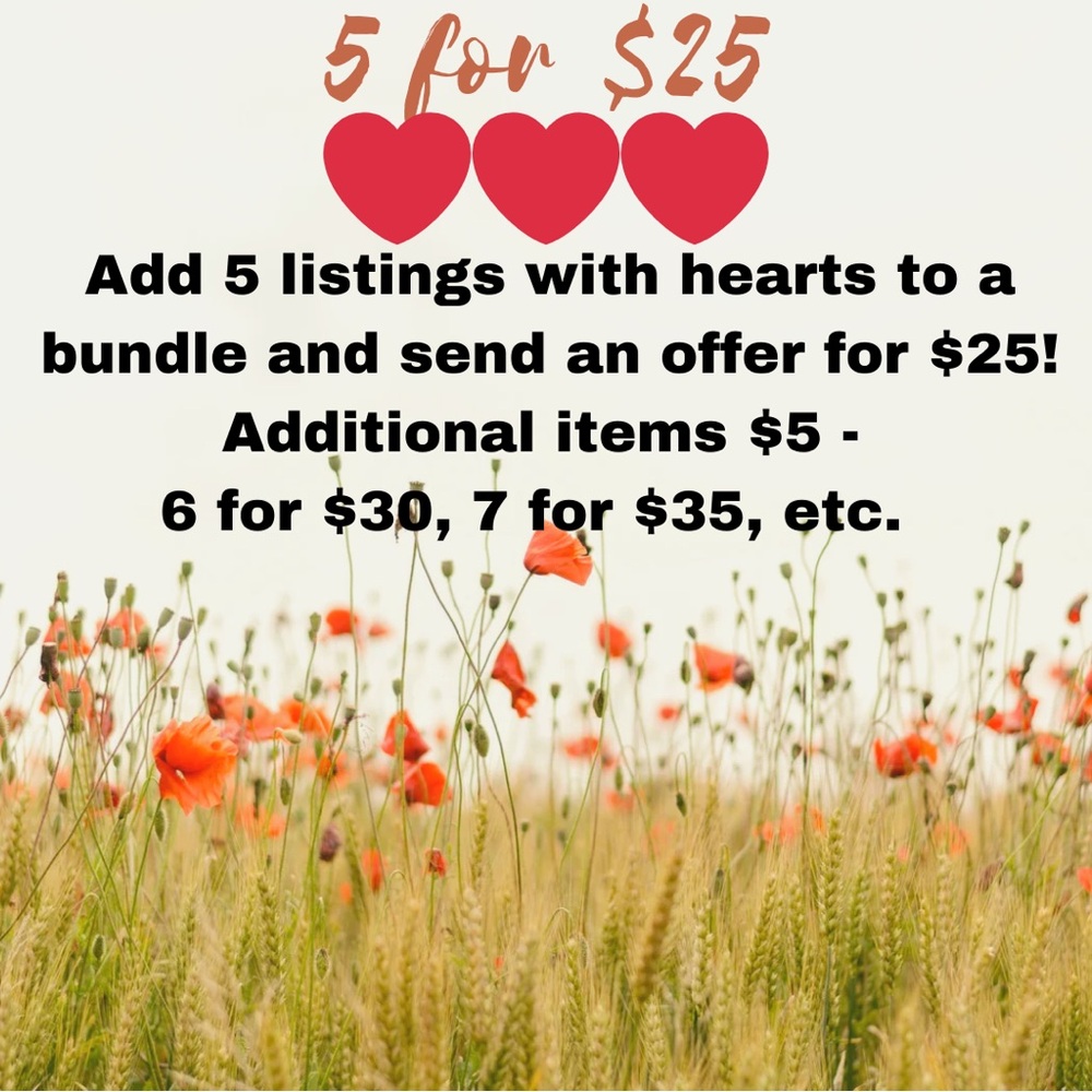❤️❤️❤️BUNDLE HEARTS❤️❤️❤️